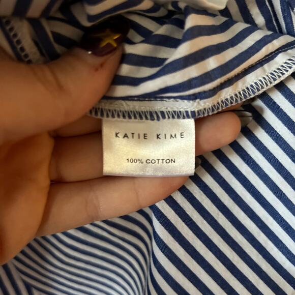 Katie Kime Brooklyn M/L Striped Button Down Shirt - Picture 6 of 6